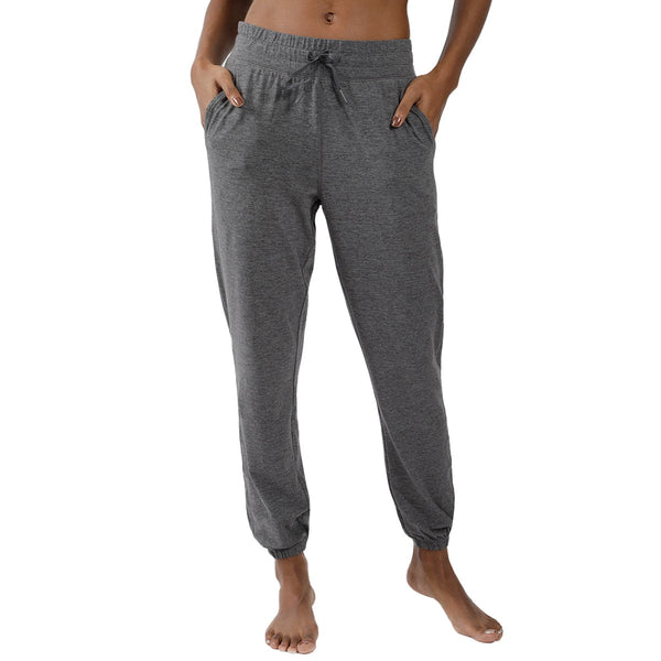 90 DEGREE BY REFLEX WOMEN'S JOGGERS, HEATHER CHARCOAL SIZE: SMALL - Brand New