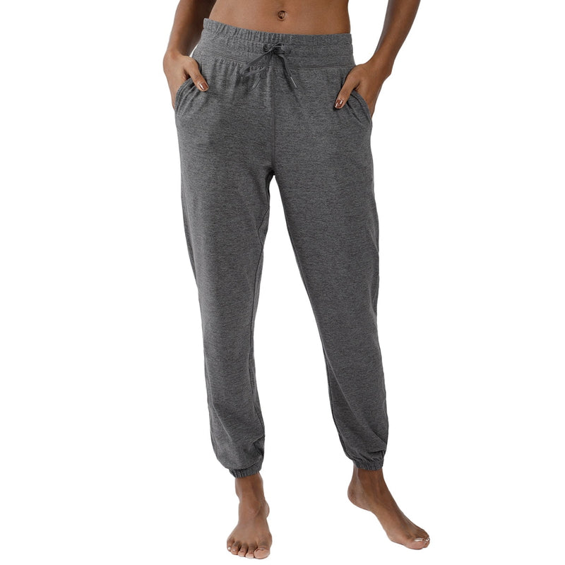 90 DEGREE BY REFLEX WOMEN'S JOGGERS, HEATHER CHARCOAL SIZE: SMALL - Brand New