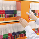 SMEAD END TAB FILE FOLDER SHELF-MASTER REINFORCED STRAIGHT-CUT TAB - ORANGE - Brand New