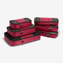 eBags Classic 6pc Packing Cubes (Raspberry) - Brand New