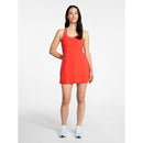 AVIA WOMEN'S PIPED TRIM ACTIVE DRESS - SIZE: WOMEN S (4-6) - ORANGE MAPLE - Brand New