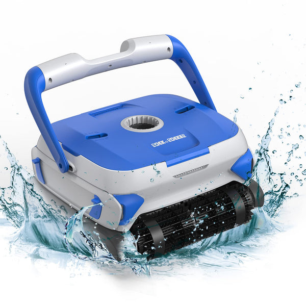 ROCK&ROCKER UPGRADED POWERFUL AUTOMATIC POOL CLEANER HJ3052 - BLUE/WHITE - Like New
