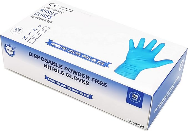 LIAN SHOU UNIVERSAL DISPOSABLE POWDER FREE NITRILE HAND GLOVES SIZE: XL - Brand New
