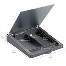 ECR4KIDS MESSAGESTOR DRY-ERASE GLASS BOARD MEMO STATION DESK - WHITE - Like New