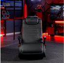 X ROCKER PRO SERIES H3 XL VIDEO GAMING FLOOR CHAIR WITH ARMRESTS - BLACK - Like New
