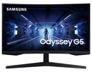 For Parts: SAMSUNG Odyssey G5 Series 27" WQHD 2560x1440 Curved Monitor - CRACKED SCREEN