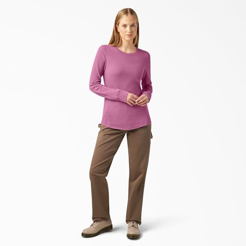 FL198 DICKIES WOMEN'S THERMAL LONG SLEEVE SHIRT SIZE M PINK - Brand New