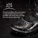 ALEADER Waterproof Snow Boots for Women, Faux Fur Winter Boots Black 7 - Like New