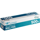 CHOICE 18" X 500' FOOD SERVICE STANDARD ALUMINUM FOIL ROLL - ALUMINUM - Brand New