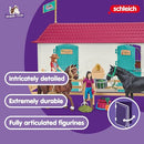 SCHLEICH HORSE CLUB - 192PC LAKESIDE HOUSE AND STABLE PLAYSET EQUESTRIAN TOY - Like New
