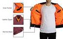 GALAXY BY HARVIC SPIRE BY GALAXY MEN'S FLIGHT JACKET SIZE: MEN XL - MAROON - Like New