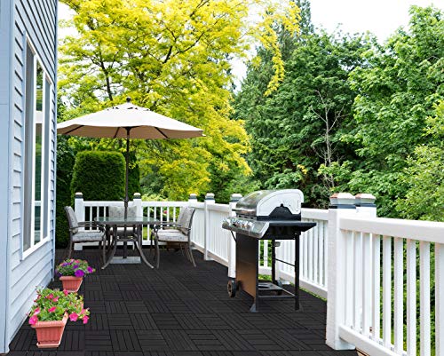 ASTEROUTDOOR ASTEROUTDOOR INTERLOCKING DECK TILES 12" X 12" 10 PCS AOPB10P-G - Like New