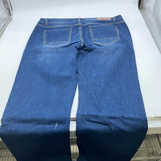 7GROOVE MEN'S JEANS STRAIGHT DENIM - SIZE: MEN 38/30 - DARK INDIGO - Brand New