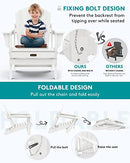 SERWALL Oversized Folding Adirondack Chair for Patio Deck Garden - White - Brand New