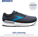 1103651D077 BROOKS MEN ADDICTION GTS 15 RUNNING SHOE, INDIA INK/BLACK/BLUE, 10.5 Like New