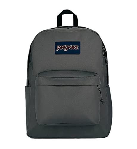 JANSPORT SUPERBREAK BACKPACK - DURABLE, LIGHTWEIGHT PREMIUM BACKPACK - GREY - Like New