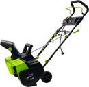 EARTHWISE SNOW THROWER SN75022 22" ELECTRIC CORDED 15 AMP SNOW BLOWER - GREEN - Like New