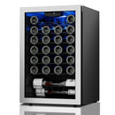 CA'LEFORT 38-65°F, 47 -BOTTLES FREESTANDING INDOOR WINE COOLER - STAINLESS STEEL - Like New