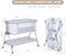 ANGELBLISS BABY BEDSIDE PORTABLE BASSINET BN02 - LIGHT GRAY - Like New