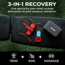 TENS 7000 SPORT RECOVERY MUSCLE STIMULATOR, DUAL-CHANNEL, DT7310 - RED - Like New