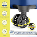 AnyZip Luggage Sets 3 Piece Hardshell Suitcase Set PC ABS Lightweight Travel - Like New