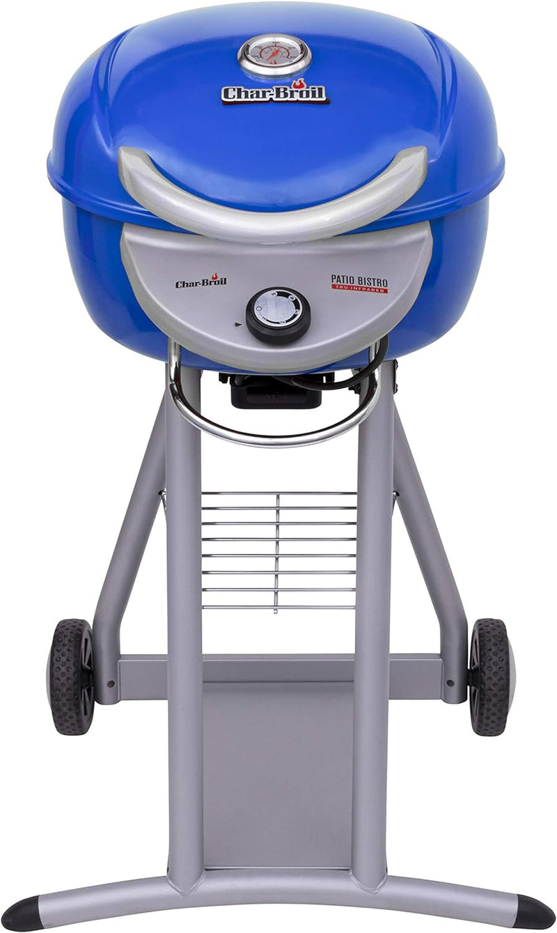 Char-Broil Patio Bistro 20602107-01 TRU-Infrared Electric Grill - Blue - Like New