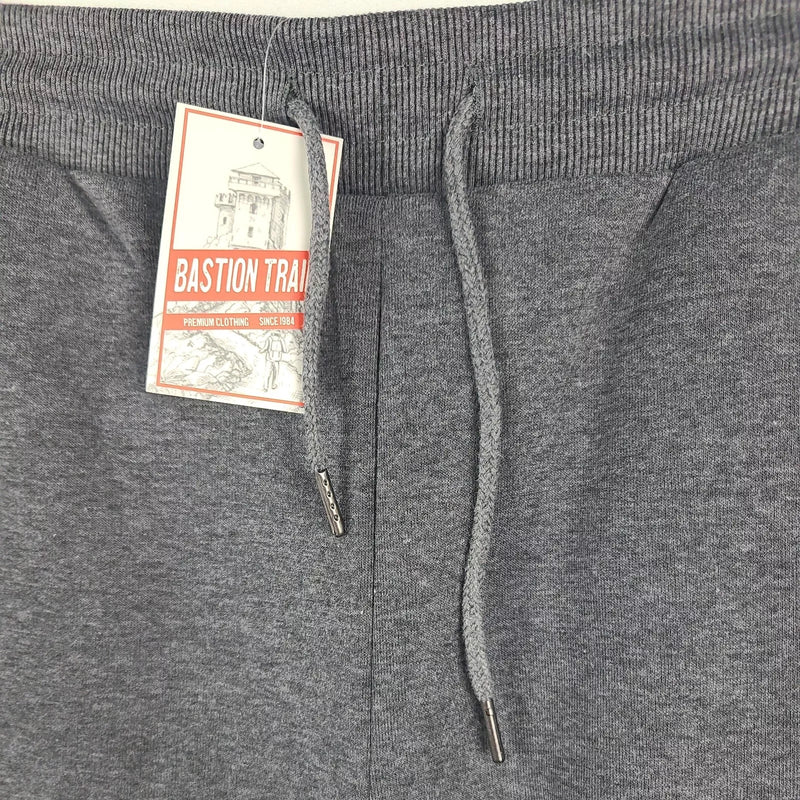 BASTION TRAIL WOMEN GRAY SWEATPANTS STRETCH LOOSE JOGGERS PANTS - M - CHARCOAL - Brand New