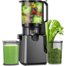 Juicer Machines, 5.4" Large Feed Chute, 400W Cold Press Juicer - Titanium Gray - Like New