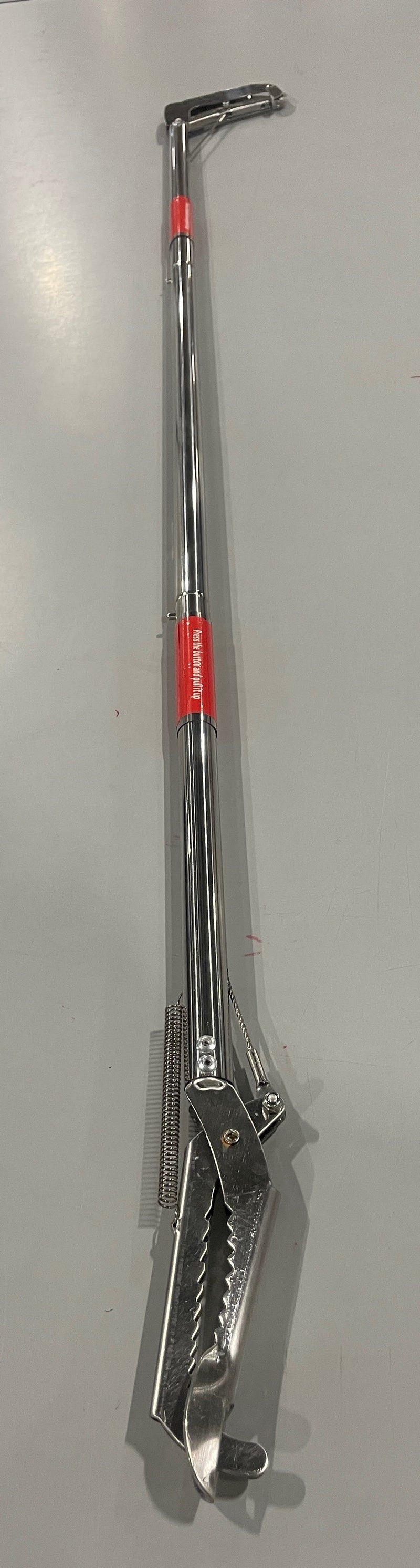 WRISTBIQUE SNAKE GRABBER STAINLESS STEEL MULTI-FUNCTION TONG - SILVER - Like New