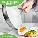 GREENLIFE TRI-PLY STAINLESS STEEL HEALTHY CERAMIC NONSTICK, 11" FRYING PAN - Brand New