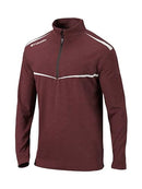 Columbia Golf Omni-Wick Scorecard 1/4 Zip Pullover (Large, Deep Maroon) - Brand New