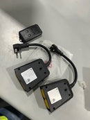 ETEKCITY OUTDOOR 2 PACK OUTDOOR CONTROL OUTLET AND REMOTE - BLACK - Like New