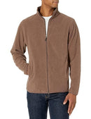 AMAZON ESSENTIALS PARK HILL MEN 2XL REGULAR FIT FULL-ZIP FLEECE BROWN HEATHER - Like New