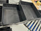 GENERIC BLACK TRAVELING MAKEUP CASE WITH 2 SHELFS 20 MAKEUP COMPARTMENTS - BLACK - Like New