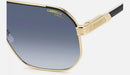CARRERA 1062/S SERIES SUNGLASSES POLARIZED LENSES, 62-14-145 - MATTE BLACK/GOLD - Like New