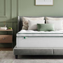 NOVILLA KING DORM MATTRESS TOPPER SOFT PILLOW TOP DOWN ALTERNATIVE - WHITE - Like New