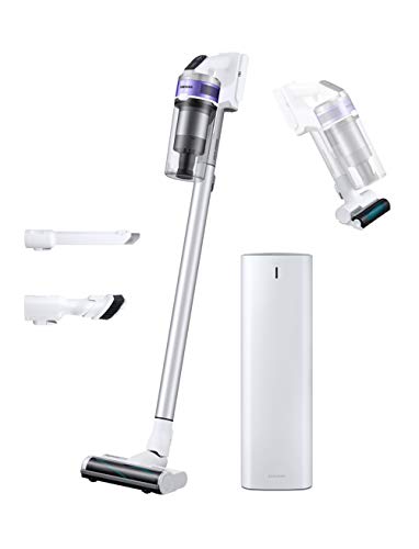 SAMSUNG 70 + CS BUNDLE JET CORDLESS STICK VACUUM, VIOLET - WHITE - Like New