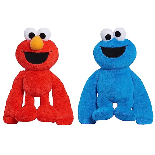Sesame Street Monster Hugs Cookie Monster Weighted Sensory Plushie - BLUE - Brand New