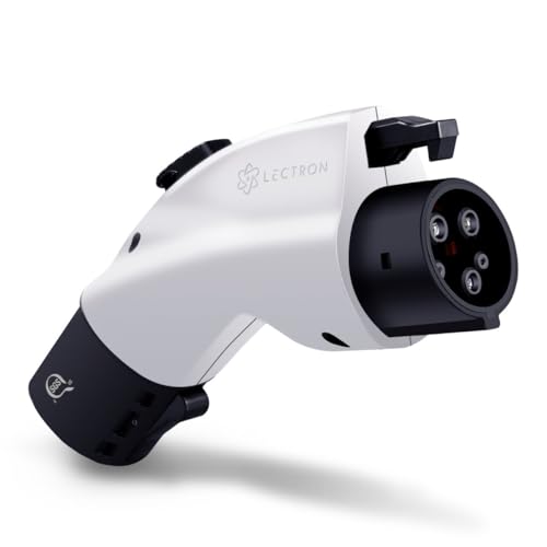 LECTRON TESLA TO J1772 CHARGING ADAPTER MAX 48A 250V - WHITE - Like New