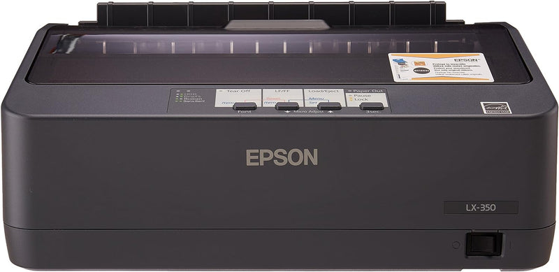 For Parts: Epson C11CC24001 Dot Matrix Printer - Black NO POWER