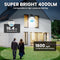 AUDERWIN SOLAR FLOOD LIGHTS OUTDOOR 4000LM, (6500K) 2 PACK - COOL WHITE - Like New