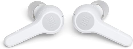 JBL Tune 215TWS True Wireless Earbud Headphones Pure Bass Sound - WHITE Like New