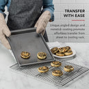 KitchenAid 10x15in Nonstick Aluminized Steel Cookie Slider - Contour Silver - Like New