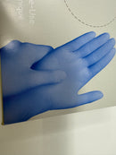 GENERIC NITRILE EXAM GLOVES: X-LARGE POWDER FREE, ONE PACK OF 100 GLOVES. - BLUE - Brand New