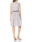 KARL LAGERFELD Paris Women's Fit and Flare, Soft White Combo, 2 - Brand New