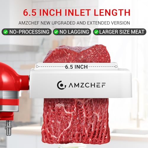 AMZCHEF MEAT TENDERIZER KITCHENAID MIXER 6.5IN INLET LENGTH DT-7-A - WHITE - Like New
