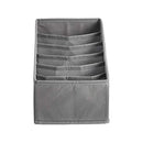 AMAZON BASICS UNDERWEAR DRESSER DRAWER ORGANIZERS, PACK OF 2 - GRAY - Like New