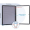 EVERSUPPLY ENCLOSED CHANGEABLE LETTER BOARD MESSAGE BOARD IDEAL NLG6750-B -GREY - Like New