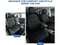 SKECHERS MEMORY FOAM CAR SEAT COVERS LYCRA PROTECTION THICK - Scratch & Dent