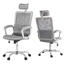 JHK Ergonomic High Back Mesh Lumbar Computer Rolling Task Office Chairs - Gray - Like New